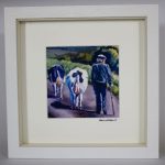 Small framed  - John Francis & Cows - Image 2