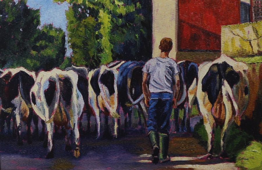 Medium Print - Milking Time