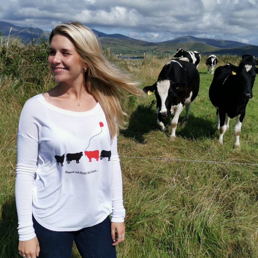 T-Shirts: Ladies Long Sleeved Stand Out from the herd